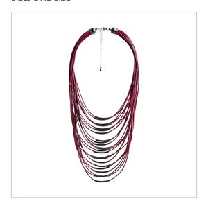 NWT Bancroft Lenox Layering Leather Necklace